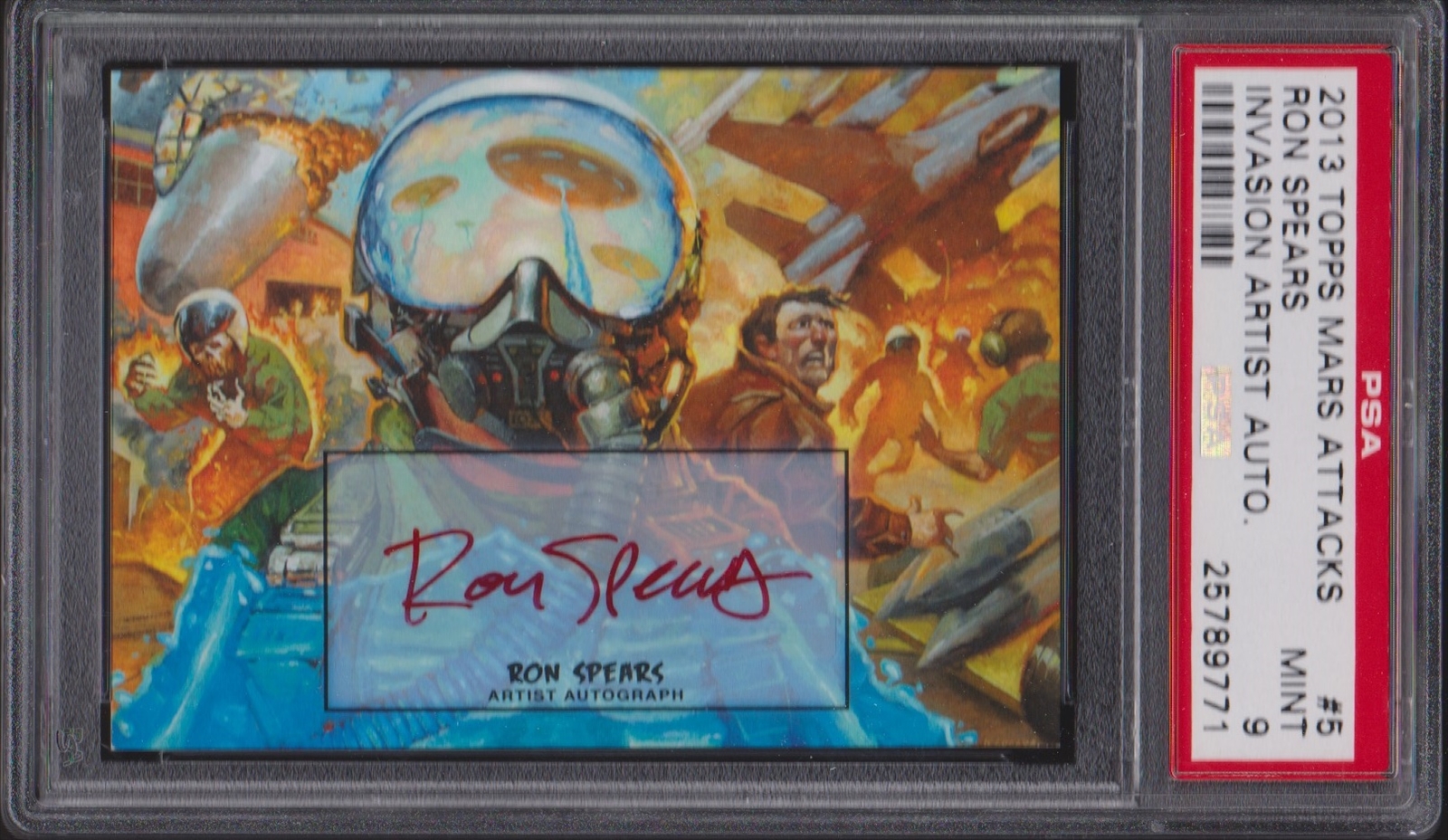 Non-Sports - 2013 Topps Mars Attacks Invasion Artist Autograph